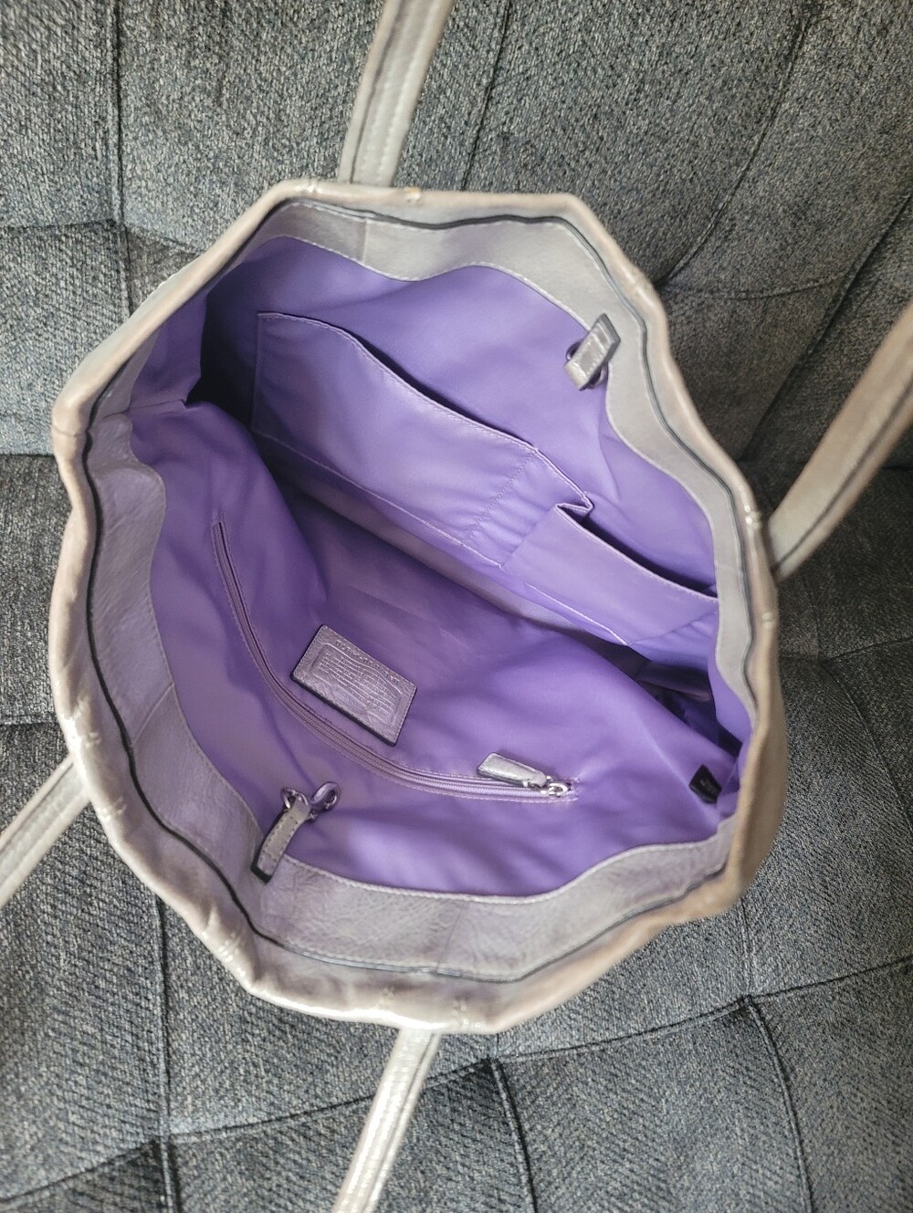 Coach Julia Metallic Op Art Tote Y2K Era - Picture 6 of 10